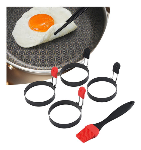 Zz 5 Piezas Anillos For Freír Huevos Forma De Cocinar