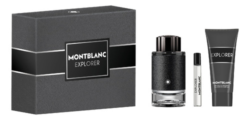 Perfume Montblanc Explorer Para Hombre, 100 Ml, Edp, Set De