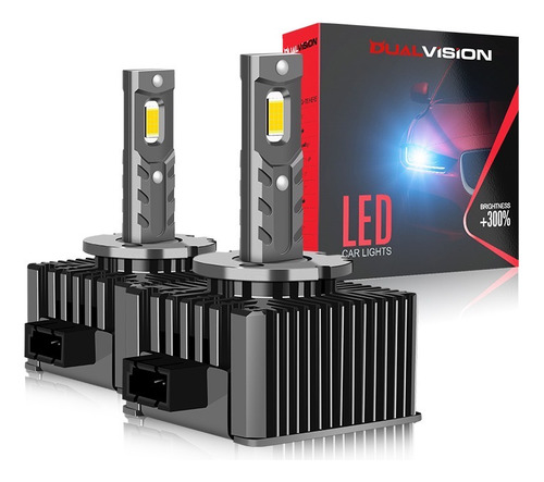 Kit Super Led D5s Audi A3 Q3 6000k Substitui Xenon Original D5s Branco Branco-frio