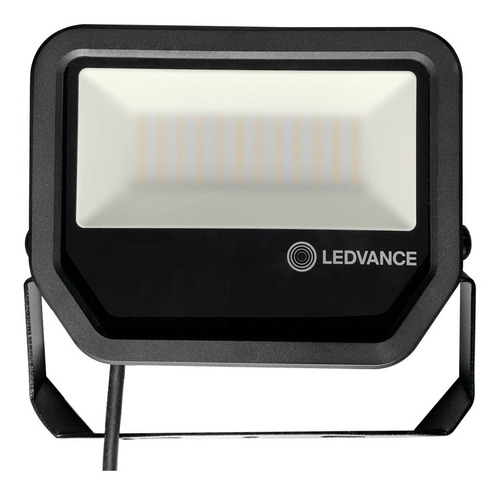 Reflector LED Ledvance Floodlight 20W con luz blanco cálido y carcasa negro 100V/277V