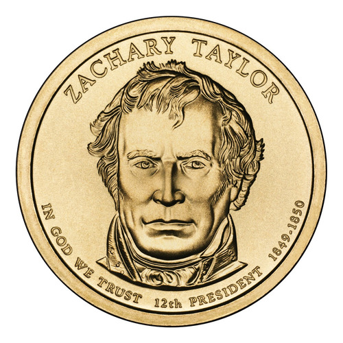 1 Dolar Americano - Zachary Taylor - Letra D - Perfeita Fc