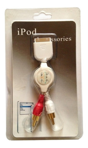 Cable Rca Con Conector iPod/iPhone Retractil 