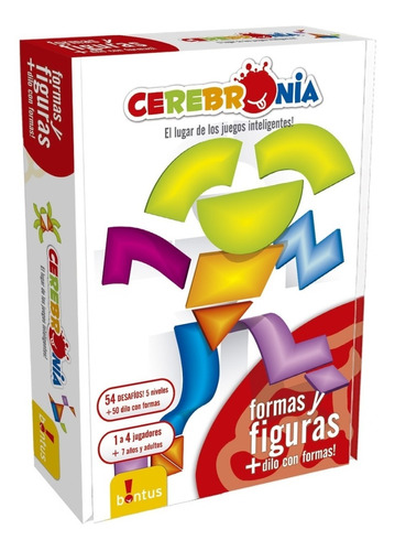 Juego De Mesa Formas Y Figuras - CEREBROMANIA Bontus 652