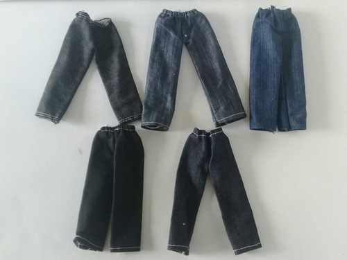 Barbie Ropa Pantalón Mezclilla Ken Negro Jens Por Pieza (Usado)