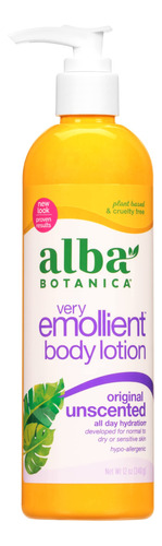 Alba Botanica Locion Corporal Muy Emoliente, Original Sin Pe