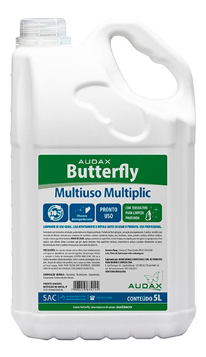 Imagem 1 de 2 de Multiuso Multiplic 5 Litros Audax  Butterfly