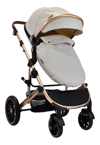 Coche Moises Para Bebe 2 En 1 Priori Milo Color Blanco