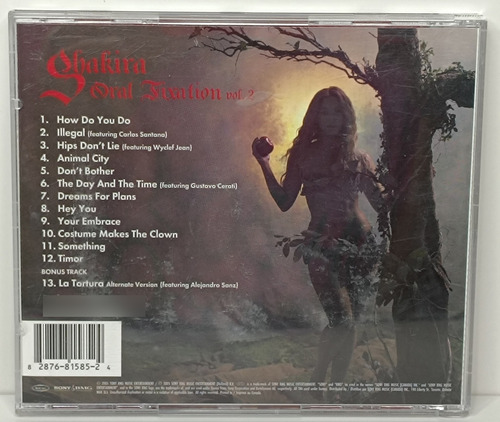 Cd Shakira Oral Fixation Vol. 2 Canadá Ed 2005 C/1 (Usado)