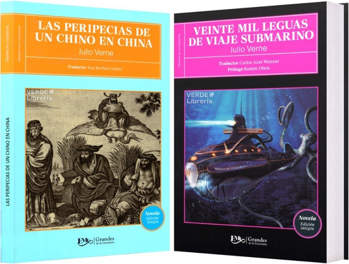 Peripecias Un Chino En China + Veinte Mil Leguas Julio Verne
