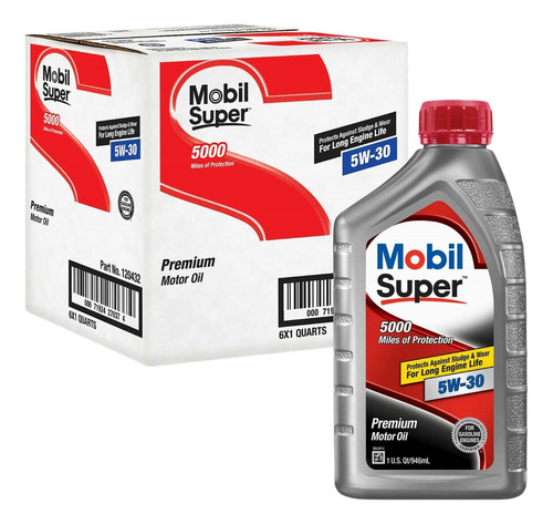 Aceite Sintetico Mobil Super 5w30 5.67l