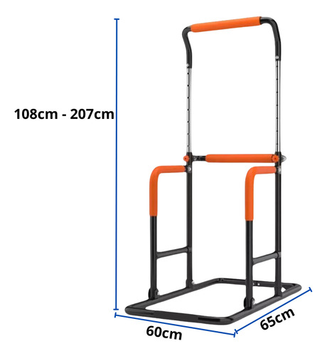 Torre Multifuncional Gym Para Dominadas Y Fondos Rack Gym