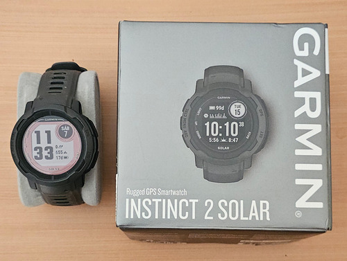 Reloj Inteligente Garmin Instinct 2 Solar Graphite Graphite Gris Graphite (Usado)