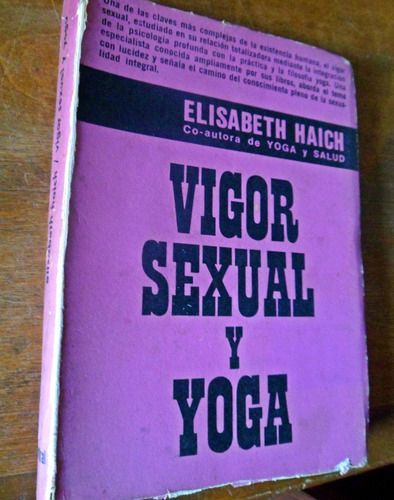 Vigor Sexual Y Yoga Elisabeth Haich