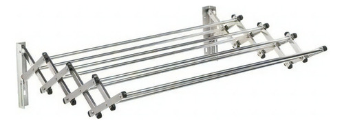 Tendedero Pared Retráctil Acero Inoxidable Plegable Premium Acero