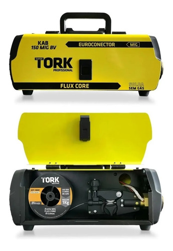 Imagem 3 de 6 de Máquina De Solda Inversora Kab 150 Mig S/gás - Rolo 1kg Tork