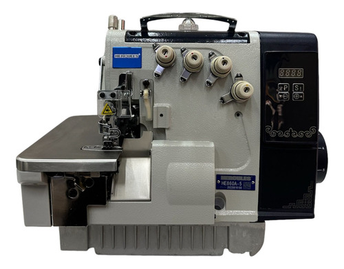 Imagen 2 de 4 de Maquina Overlock 5 Hilos Hercules C/mueble Y Motor Ahorrad