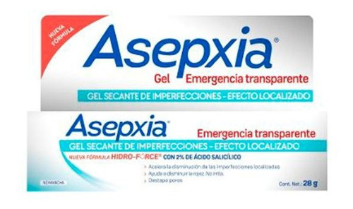 Gel Emergencia Asepxia 28 Ml Transparente