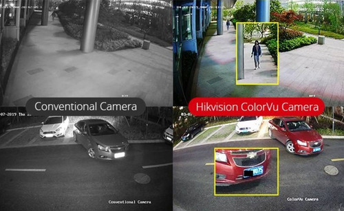 Imagen 4 de 5 de Kit Hikvision 8 Camara Noturno Color Vu Audio 1080p 1tb