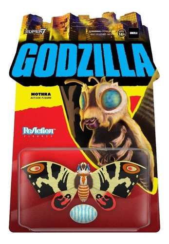 Toho Godzilla Reaction Mothra Super 7