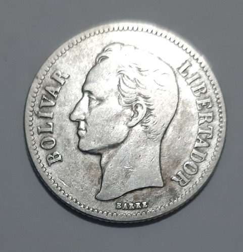 Vendo Moneda De 2 Bolívares De Plata Año 1929 