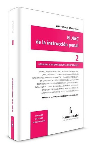 El Abc De La Instrucción Penal, Vol. 2 - Gomez Urso, Juan F