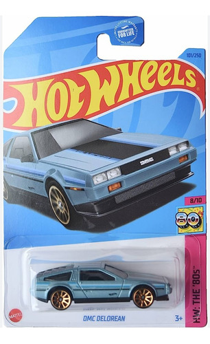 Hot Wheels Dmc Delorean 81 Hw: The 80's 8/10 Año 2023  C46