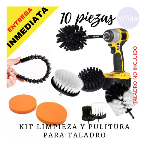 Kit Limpieza Pulitura Detailing 3m Cepillos Taladro Auto Hog