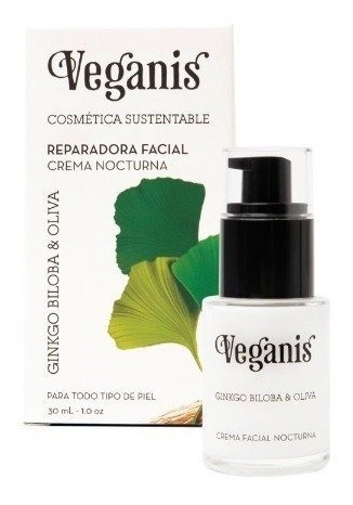 Veganis Crema Nocturna Reparadora Facial 30 Ml