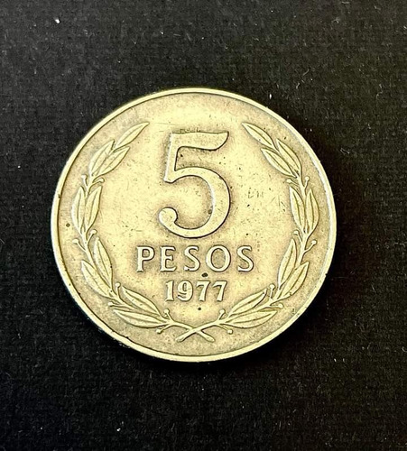 Moneda Chile 5 Pesos 1977