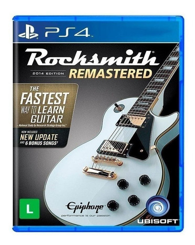  Rocksmith 2014 Edition Remastered C/cable - Ps4 - Sniper