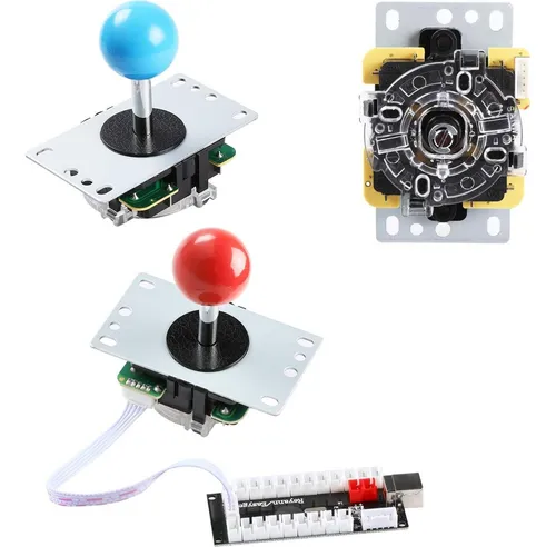 Kit Arcade Led Qenker Para 2 Jugadores Usb Mame Y Raspberry