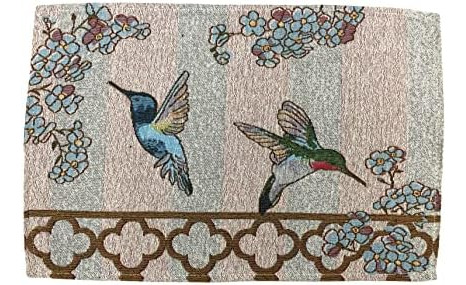 Manteles Individuales De Colibrí Floral (juego De 4) (13 X A