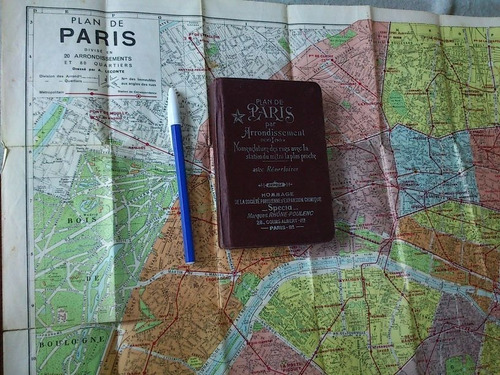 Imagen 1 de 2 de Guía Rues Metro De Paris Arrondessemen - Leconte Con Mapas 