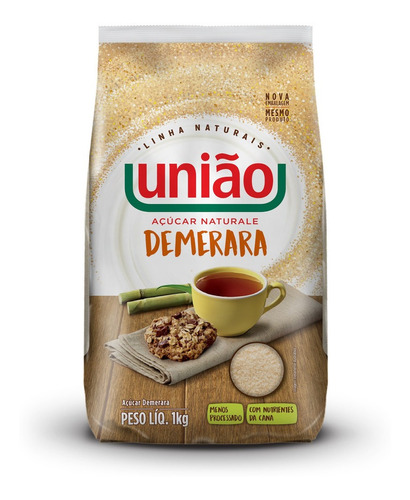 Açúcar Naturale Demerara Pacote 1kg União