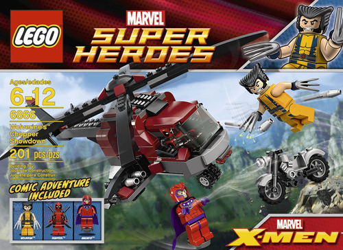 Set Juguete De Construcción Lego Wolverine Chopper 6866