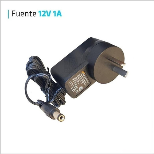 Fuente 12v 1a Plastica Transformador Switching Tira Led Full