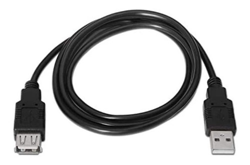 Imagen 1 de 1 de Puntotecno - Cable Extension Usb 1,5 Mts Color Negro