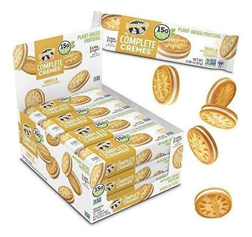 Galletas Lenny And Larry's Vainilla 12 Packs Tipo Oreo