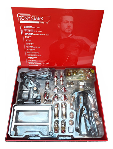 Hot Toys Iron Man 3 Tony Stark Armor Testing Workshop Mms191