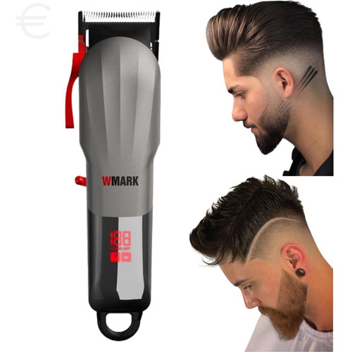 Maquina Cortar Cabelo Wmark Profissional Taper