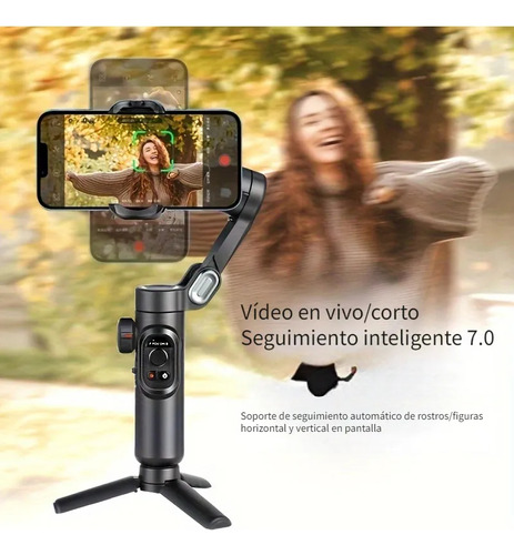 Estabilizador De Cardan Dobrável Para Smartphone De 3 Eixos