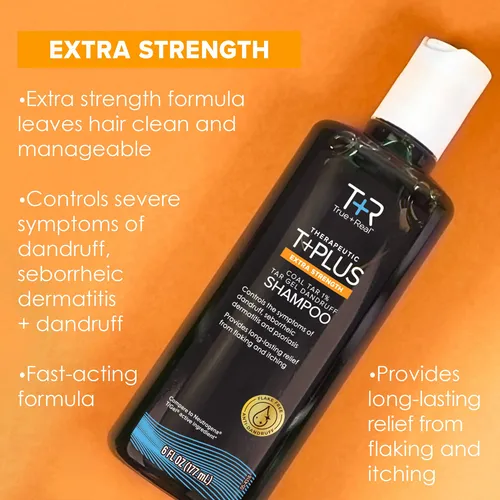Champú True+real Coal Tar, Gel Terapéutico De Alquitrán, 180