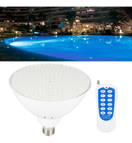 Js Luz Led Para Piscina E27 Con Bombilla Rgb Con Mando A