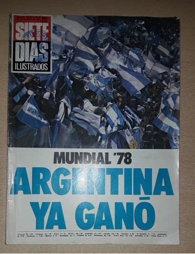 Revista Siete Días N°575 Junio De 1978