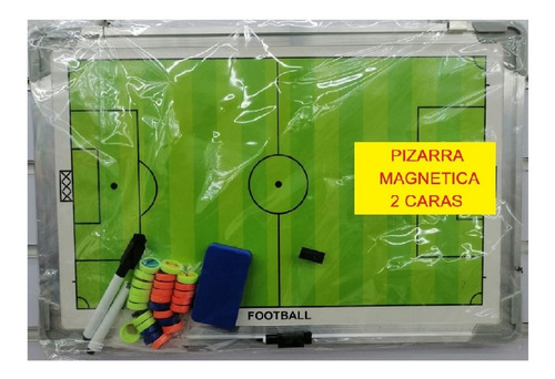 Pizarra Tactica Magnetica Para Futbol 45x30(2caras)