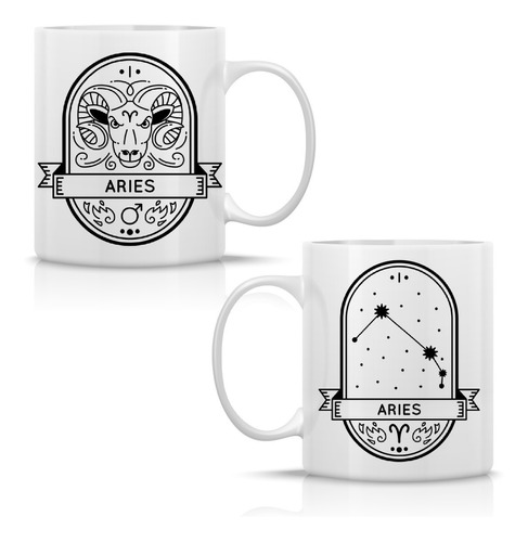 Taza Aries Signo Zodiacal Zodiaco Horóscopo