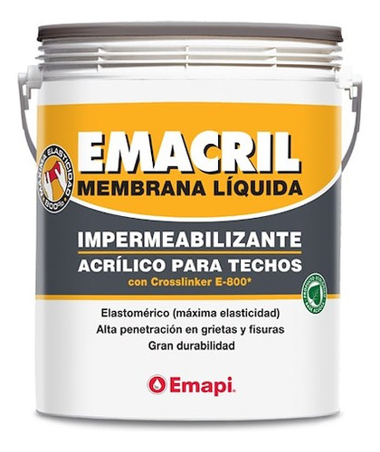 Emacril Impermeable X 10/ Protección De Superficie Pdm