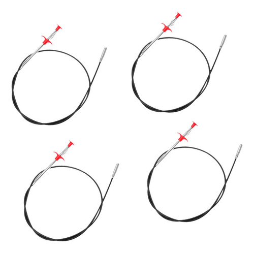 4pcs Drenaje De La Herramienta De Desagüe De Drenaje De