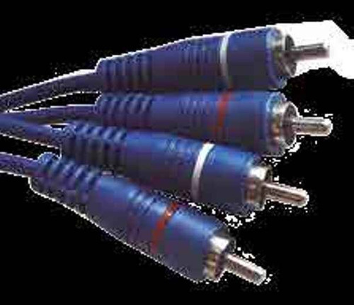 Imagen 1 de 4 de Cable 2 Rca A 2 Rca 2 Mts ,lujo Hq Alta Calidad Audio Video