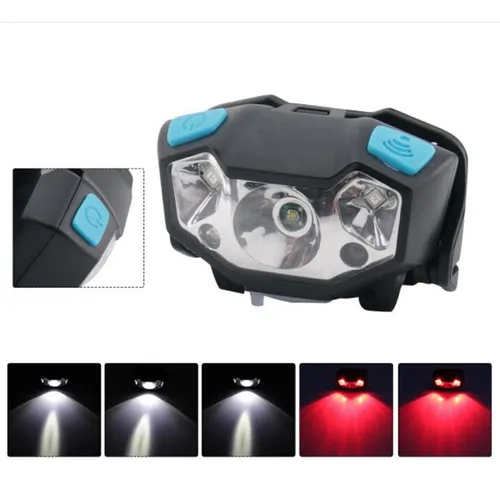 Recargables, Linterna Frontal Led De 5000, Sensor De